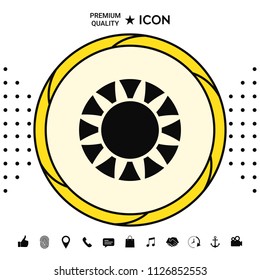 Sun icon symbol