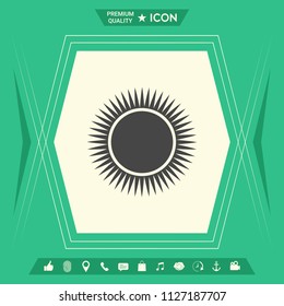 Sun icon symbol