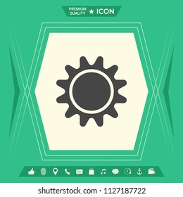 Sun icon symbol