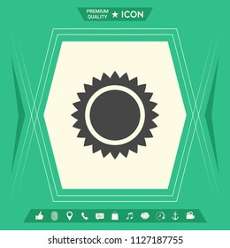 Sun icon symbol