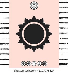 Sun icon symbol