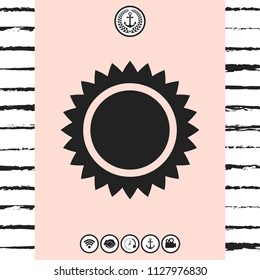 Sun icon symbol