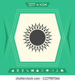 Sun icon symbol