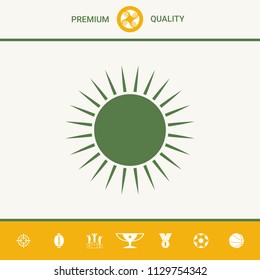 Sun icon symbol