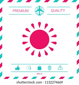 Sun icon symbol