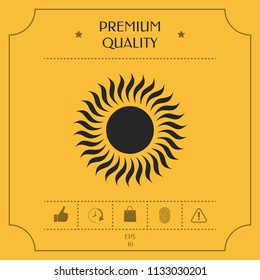Sun icon symbol