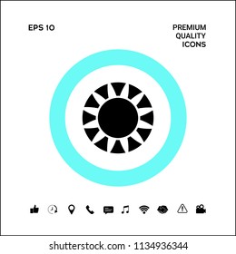Sun icon symbol