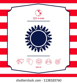 Sun icon symbol
