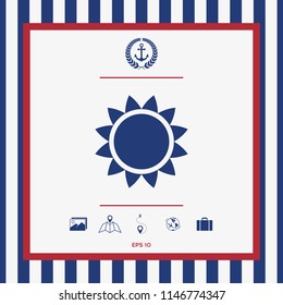 Sun icon symbol