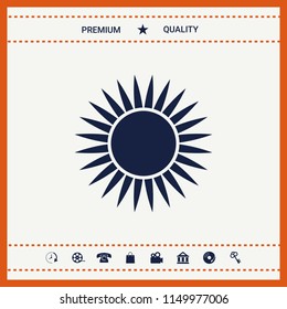 Sun icon symbol