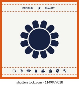 Sun icon symbol