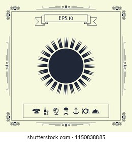 Sun icon symbol