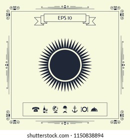 Sun icon symbol