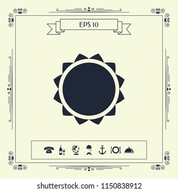 Sun icon symbol