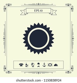 Sun icon symbol