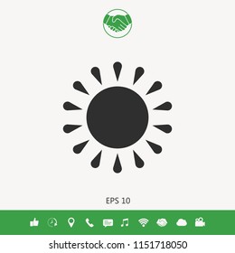 Sun icon symbol