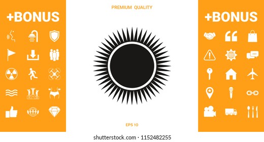 Sun icon symbol