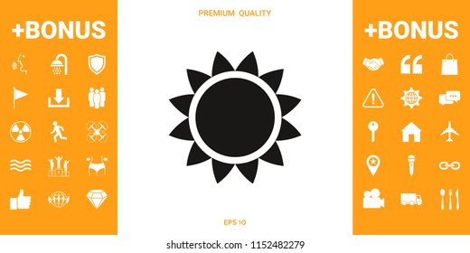 Sun icon symbol