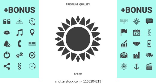 Sun icon symbol