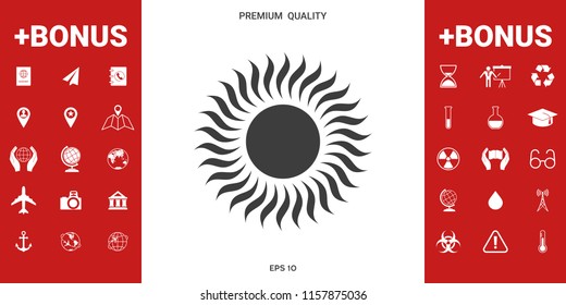 Sun icon symbol