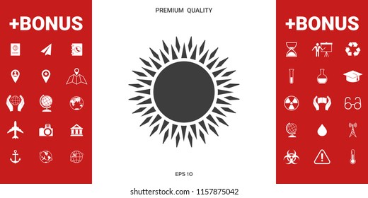 Sun icon symbol