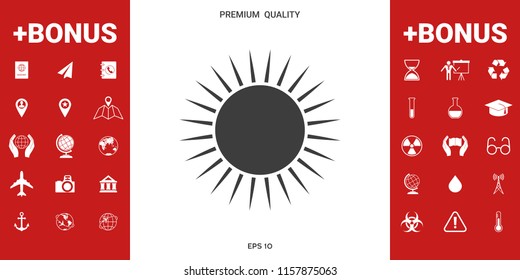 Sun icon symbol