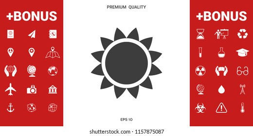 Sun icon symbol