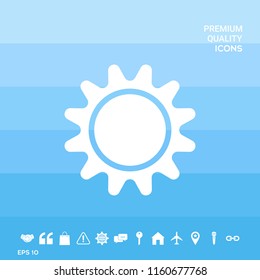 Sun icon symbol