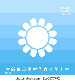 Sun icon symbol