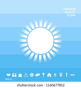Sun icon symbol