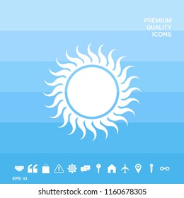 Sun icon symbol