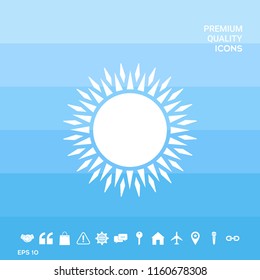 Sun icon symbol