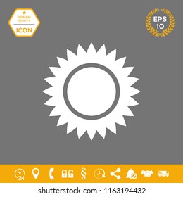 Sun icon symbol
