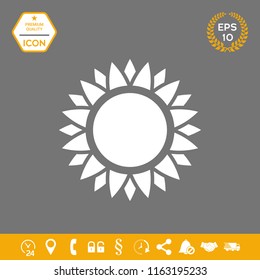 Sun icon symbol