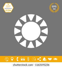 Sun icon symbol