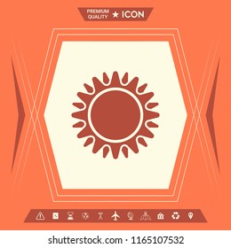 Sun icon symbol