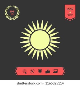 Sun icon symbol