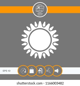 Sun icon symbol