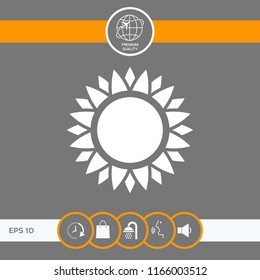 Sun icon symbol
