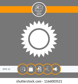 Sun icon symbol