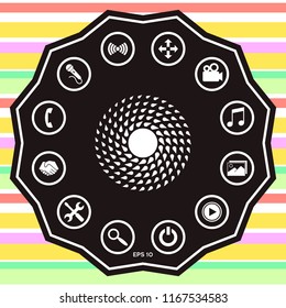 Sun icon symbol
