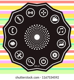 Sun icon symbol