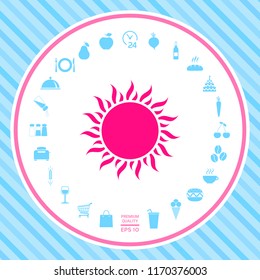 Sun icon symbol