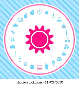 Sun icon symbol