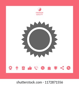 Sun icon symbol