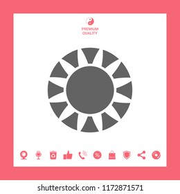 Sun icon symbol