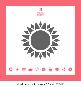 Sun icon symbol