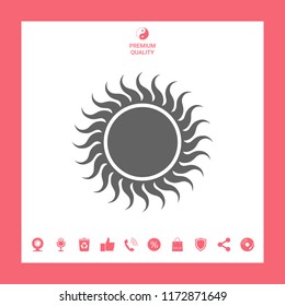 Sun icon symbol