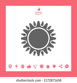 Sun icon symbol