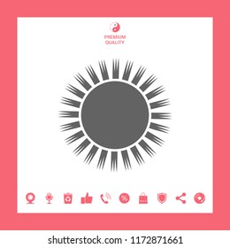 Sun icon symbol
